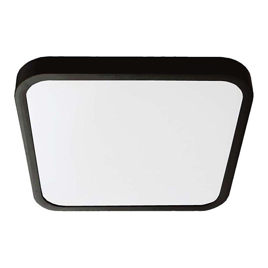 LED Vannas istabas griestu lampa SAMSUNG CHIP LED/24W/230V IP44 4000K 29x29 cm melna