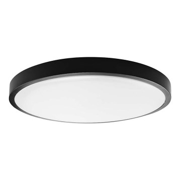 LED Vannas istabas griestu lampa SAMSUNG CHIP LED/24W/230V IP44 6500K d. 29 cm melna