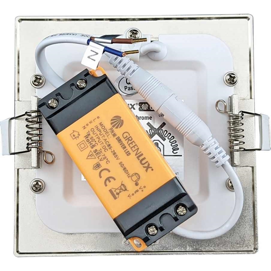 LED Vannas istabas iegremdējama lampa VEGA LED/6W/230V 2800K 11,8 cm IP44