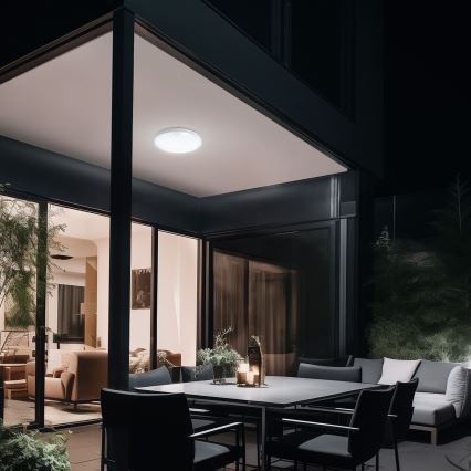 LED Vannas istabas sienas lampa ar kustību sensoru NYMPHEA PROXI LED/18W/230V IP54 3000K