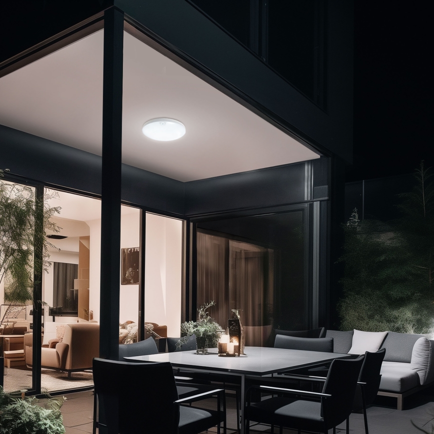 LED Vannas istabas sienas lampa ar kustību sensoru NYMPHEA PROXI LED/18W/230V IP54 3000K