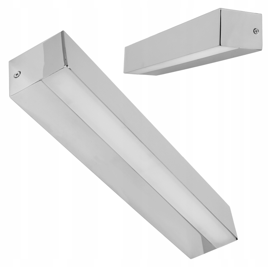 LED vannas istabas sienas gaismeklis LED/9W/230V 40 cm IP44 spīdīgs hroms
