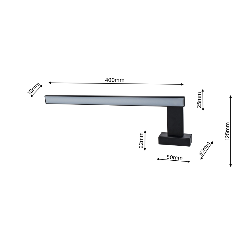 LED vannas istabas sienas gaismeklis SHINE 1xLED/11W/230V IP44