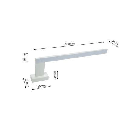 LED vannas istabas sienas gaismeklis SHINE 1xLED/11W/230V IP44