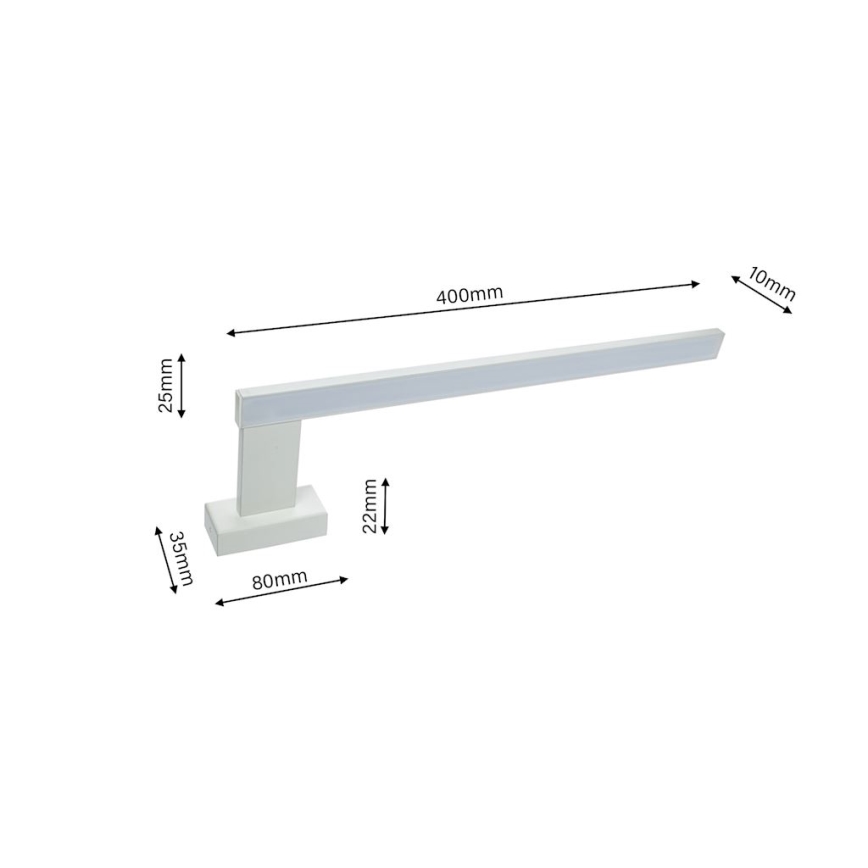 LED vannas istabas sienas gaismeklis SHINE 1xLED/11W/230V IP44