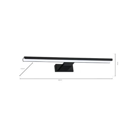 LED vannas istabas sienas gaismeklis SHINE 1xLED/13,8W/230V IP44