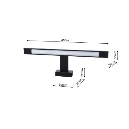 LED vannas istabas sienas gaismeklis SHINE 1xLED/7W/230V IP44