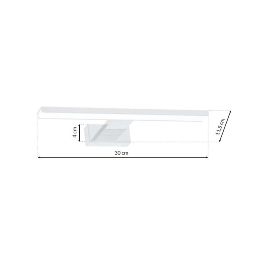 LED vannas istabas sienas gaismeklis SHINE 1xLED/7W/230V IP44