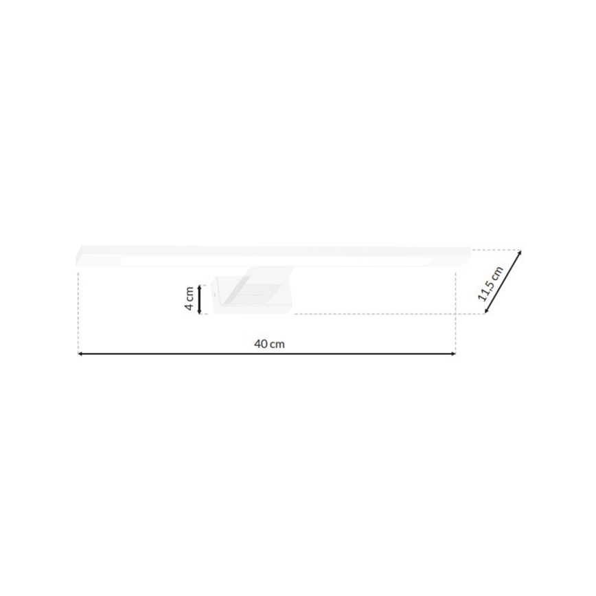 LED vannas istabas sienas gaismeklis SHINE 1xLED/7W/230V IP44