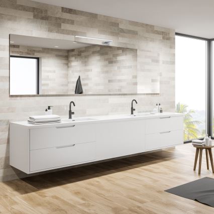 LED vannas istabas sienas gaismeklis SHINE LED/11W/230V 45 cm IP44 spīdīgs hroms