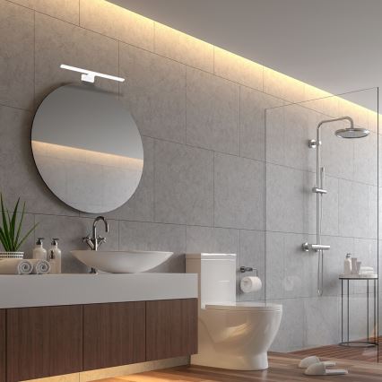 LED vannas istabas sienas gaismeklis SHINE LED/7W/230V 30 cm IP44 balts