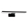 LED vannas istabas sienas gaismeklis SHINE LED/7W/230V 30 cm IP44 melns
