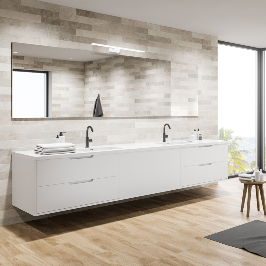 LED vannas istabas sienas gaismeklis SHINE LED/7W/230V 40 cm IP44 balts