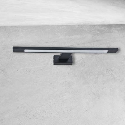 LED vannas istabas sienas gaismeklis SHINE LED/7W/230V 40 cm IP44 melns