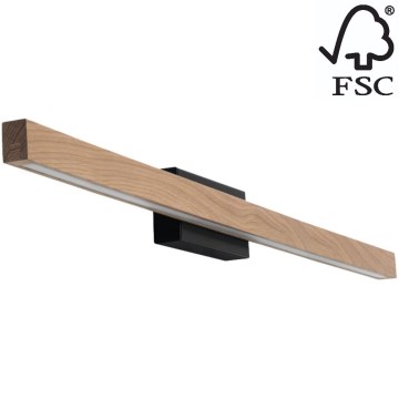 LED Vannas istabas sienas lampa AQUAVIVA LED/12W/230V 80 cm IP44 ozols – FSC sertificēts