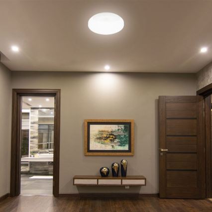 LED Vannas istabas sienas lampa ar sensoru SAMSUNG CHIP LED/15W/230V 3000/4000/6000K IP44 balta