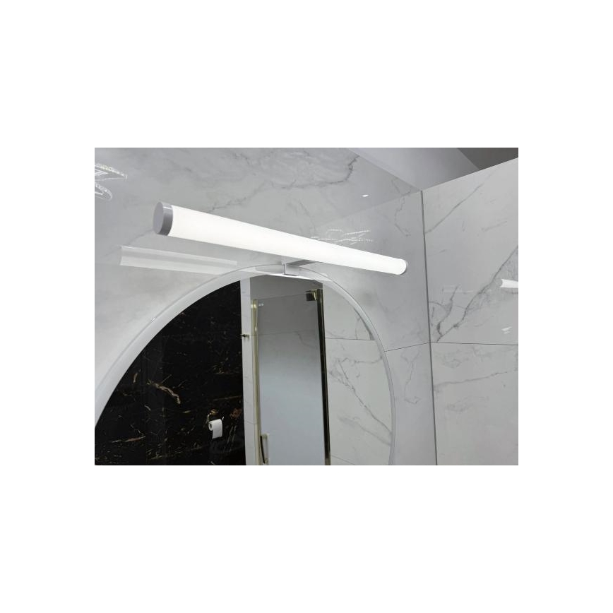 LED vannas istabas spoguļa apgaismojums, 12 W, 230 V, 59,5 cm, IP44, balts