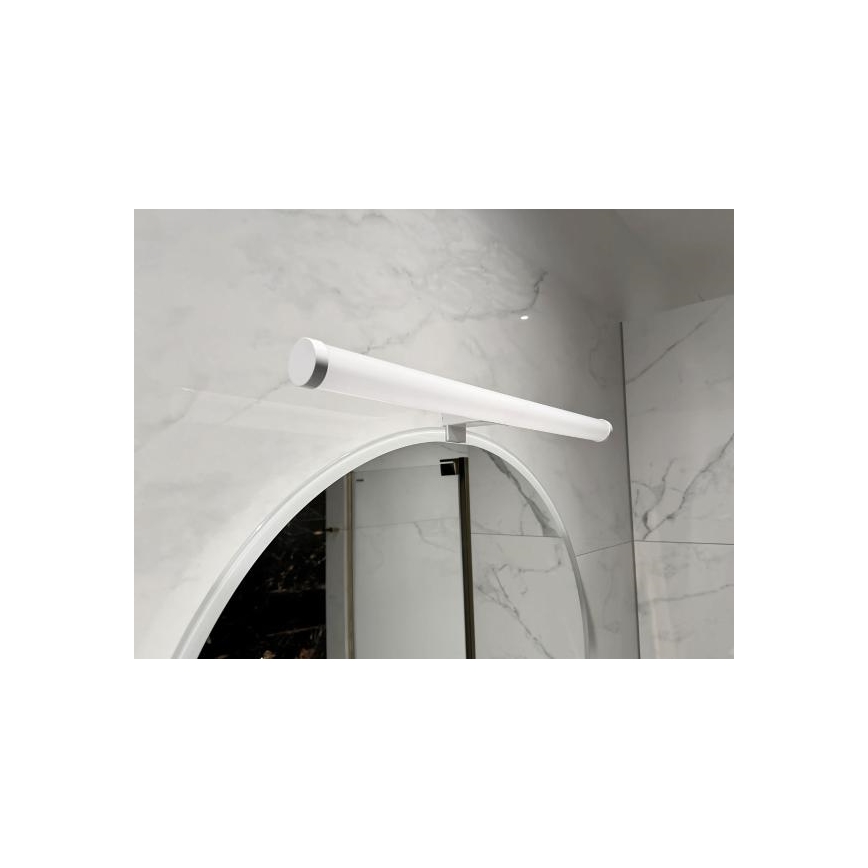 LED vannas istabas spoguļa apgaismojums, 12 W, 230 V, 59,5 cm, IP44, balts