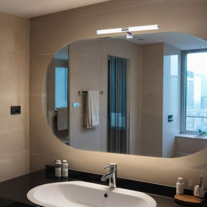 LED vannas istabas spoguļa apgaismojums 2 in 1 APA LED/6W/230V 40 cm IP44 spīdīgs hroms