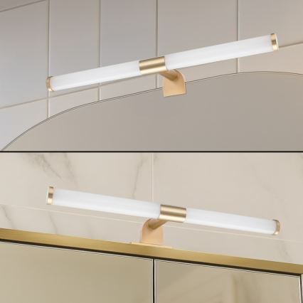 LED vannas istabas spoguļa apgaismojums 2in1 APA LED/6W/230V 40 cm IP44 zelta