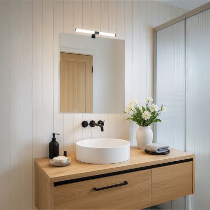 LED vannas istabas spoguļa apgaismojums APA LED/6W/230V 40 cm IP44 melns