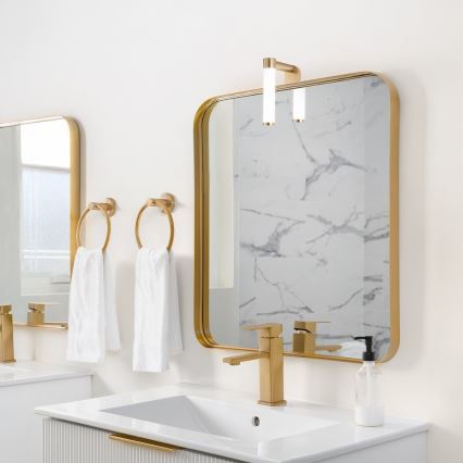 LED vannas istabas spoguļa apgaismojums APA MINI LED/4W/230V IP44, zelta krāsā