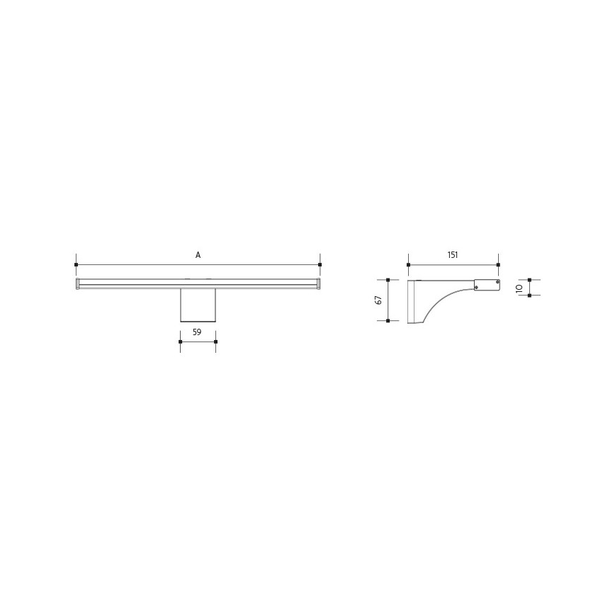 LED Vannas istabas spoguļa apgaismojums ELESAR LED/8W/230V IP44 3000K
