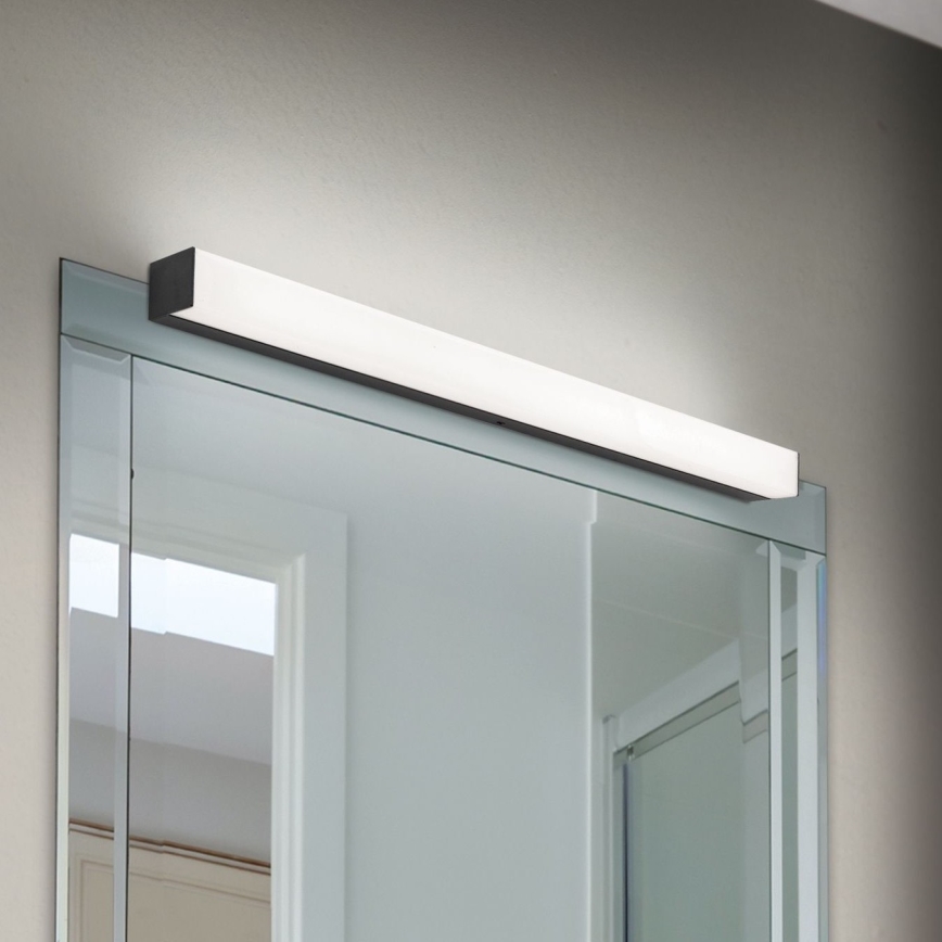 LED Vannas istabas spoguļa apgaismojums HORIZON LED/12W/230V 3000/4000K 60 cm IP44 melna
