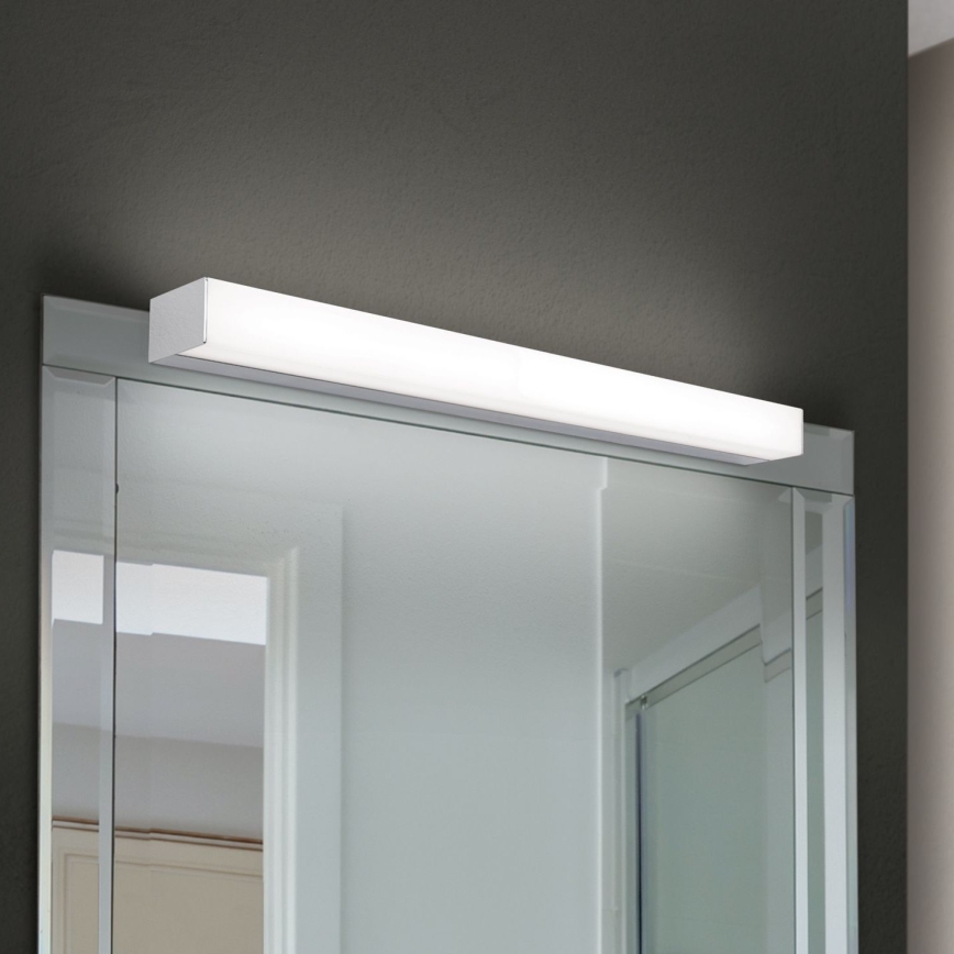 LED Vannas istabas spoguļa apgaismojums HORIZON LED/12W/230V 3000/4000K 60 cm IP44 sudraba