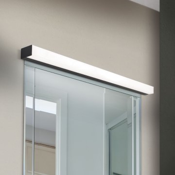 LED Vannas istabas spoguļa apgaismojums HORIZON LED/18W/230V 3000/4000K 90 cm IP44 melna