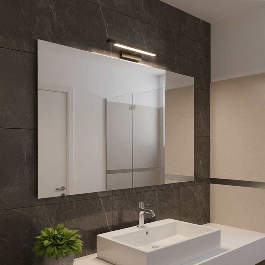 LED vannas istabas spoguļa apgaismojums KLIMT LED/8W/230V 3000/4000/6000K 40 cm IP44 melns