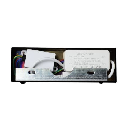 LED vannas istabas spoguļa apgaismojums KLIMT LED/8W/230V 3000/4000/6000K 40 cm IP44 melns