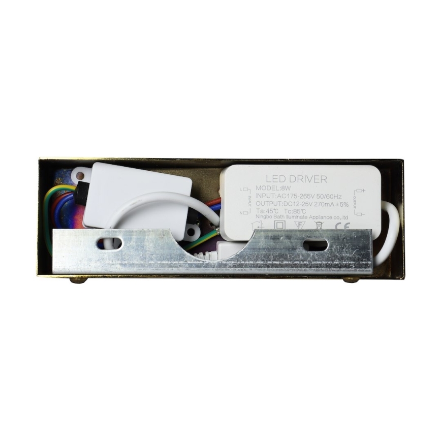 LED vannas istabas spoguļa apgaismojums KLIMT LED/8W/230V 3000/4000/6000K 40 cm IP44 zelta