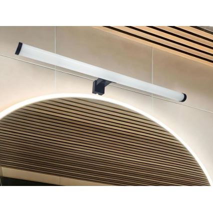 LED vannas istabas spoguļa apgaismojums LED/12W/230V 59,5 cm IP44 melns