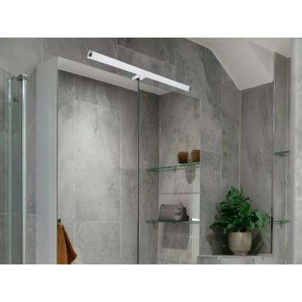 LED vannas istabas spoguļa apgaismojums LED/12W/230V 59,5 cm IP44 spīdīgs hroms