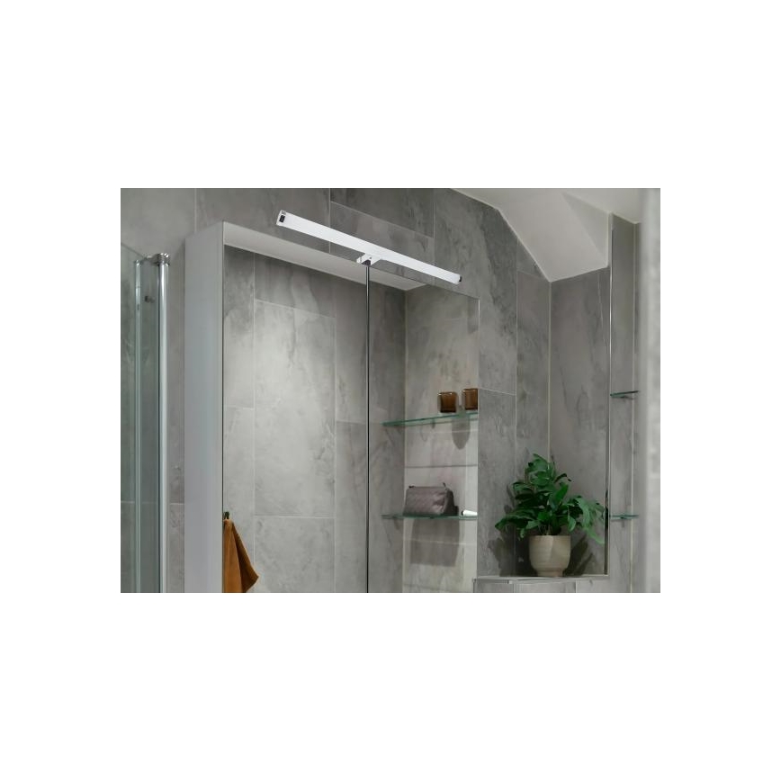 LED vannas istabas spoguļa apgaismojums LED/12W/230V 59,5 cm IP44 spīdīgs hroms