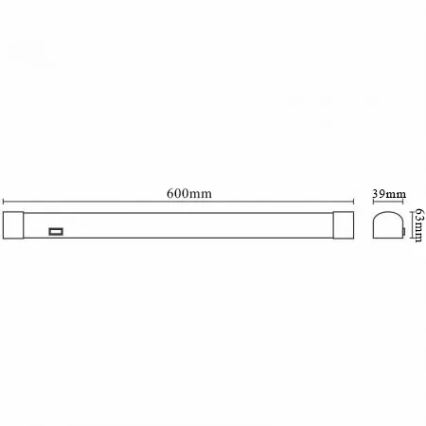 LED Vannas istabas spoguļa apgaismojums LED/15W/230V 4000K IP44
