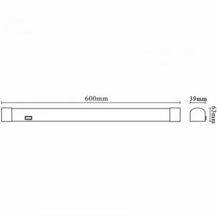 LED Vannas istabas spoguļa apgaismojums LED/15W/230V 4000K IP44