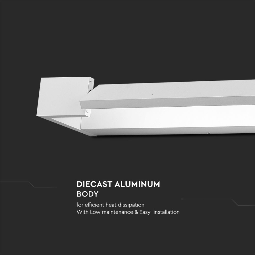 LED Vannas istabas spoguļa apgaismojums LED/16W/230V 3000K IP44 60 cm balta