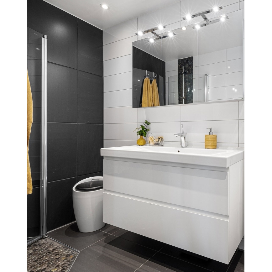 LED Vannas istabas spoguļa apgaismojums LED/5W/230V 4000K 30 cm IP44 spīdīgi hromēts
