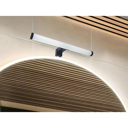 LED vannas istabas spoguļa apgaismojums LED/8W/230V 30 cm IP44 melns