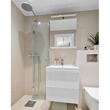 LED Vannas istabas spoguļa apgaismojums LED/8W/230V 4000K 50 cm IP44 spīdīgi hromēts
