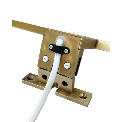 LED Vannas istabas spoguļa apgaismojums LED/8W/230V 4000K 50 cm IP44 matēts zelts