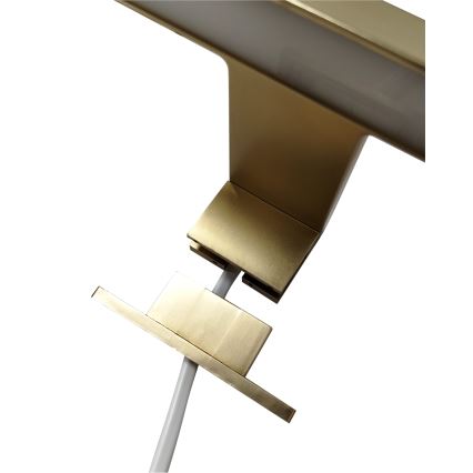 LED Vannas istabas spoguļa apgaismojums LED/8W/230V 4000K 50 cm IP44 matēts zelts