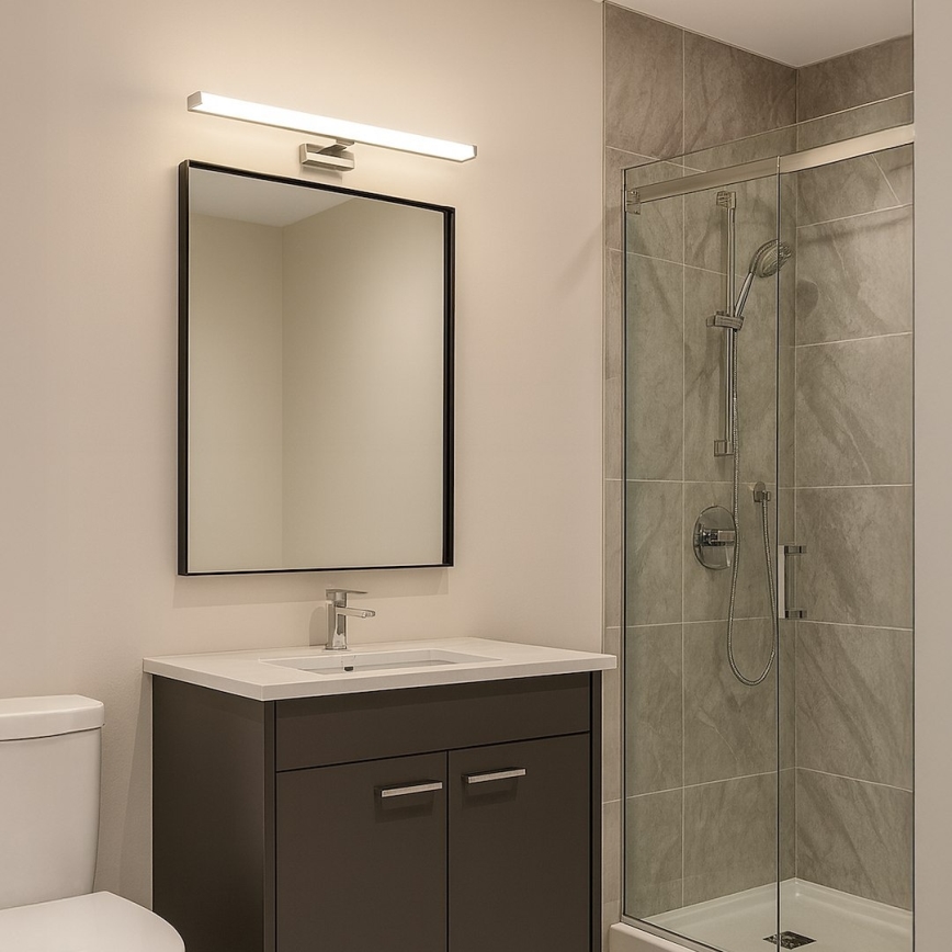 LED vannas istabas spoguļa apgaismojums MIRORE LED/10W/230V 60 cm IP44 spīdīgs hroms