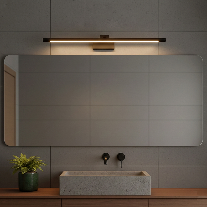 LED vannas istabas spoguļa apgaismojums MIRROR LED/8W/230V 4000K IP44 60 cm melns