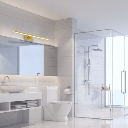 LED vannas istabas spoguļa apgaismojums SHINE, 13,8 W, 230 V, 60 cm, IP44, zelta