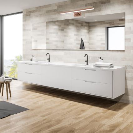 LED vannas istabas spoguļa apgaismojums SHINE, 13,8W/230V, 60 cm, IP44, rožu zelts