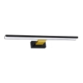 LED vannas istabas spoguļa apgaismojums SHINE LED/13,8W/230V 60 cm IP44 melns/zelts