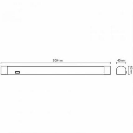 LED vannas istabas spoguļa gaismeklis LED/15W/230V 4000K IP44